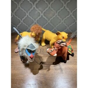 The Lion King Plush And‎ Vinyl Stuffed Animals From Applause/disney Lot Of 4